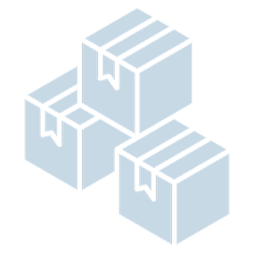 Icon von verstreuten Blöcken, das isolierte Systeme darstellt.
