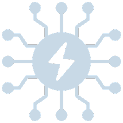Icon eines Zentralknotens mit chaotischen Verbindungen, das mangelnde Integration darstellt.