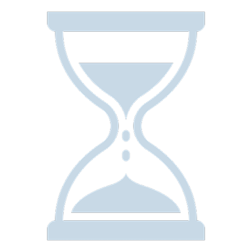 Sanduhr-Icon, das eine ineffiziente Zeitnutzung anzeigt.