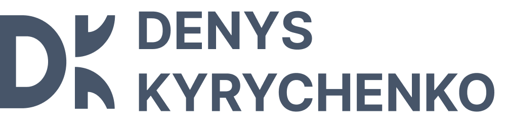 Denys Kyrychenko Logo - ERP Business & IT-Manager.